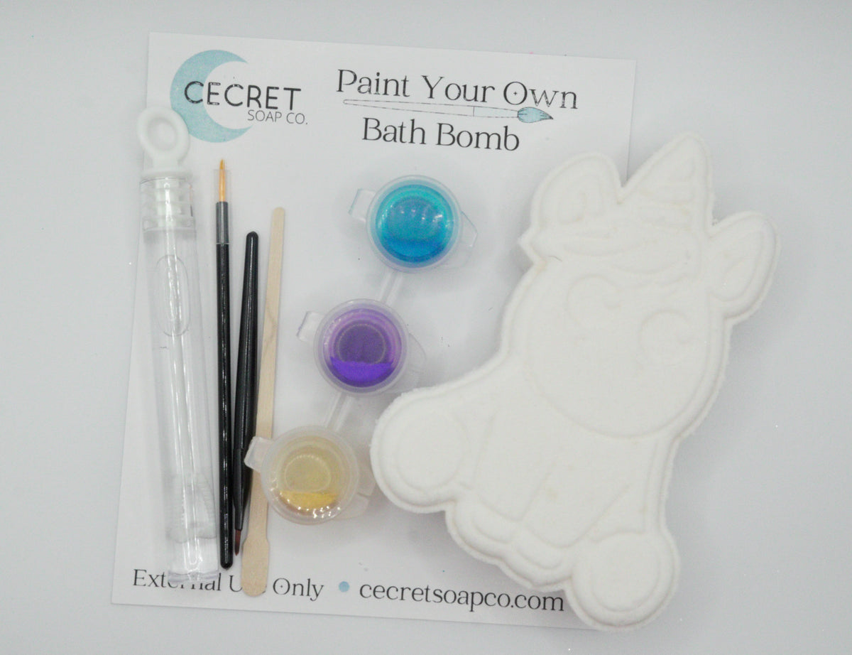 Paint Your Own Bath Bomb Kit – Seaside Sudz, LLC